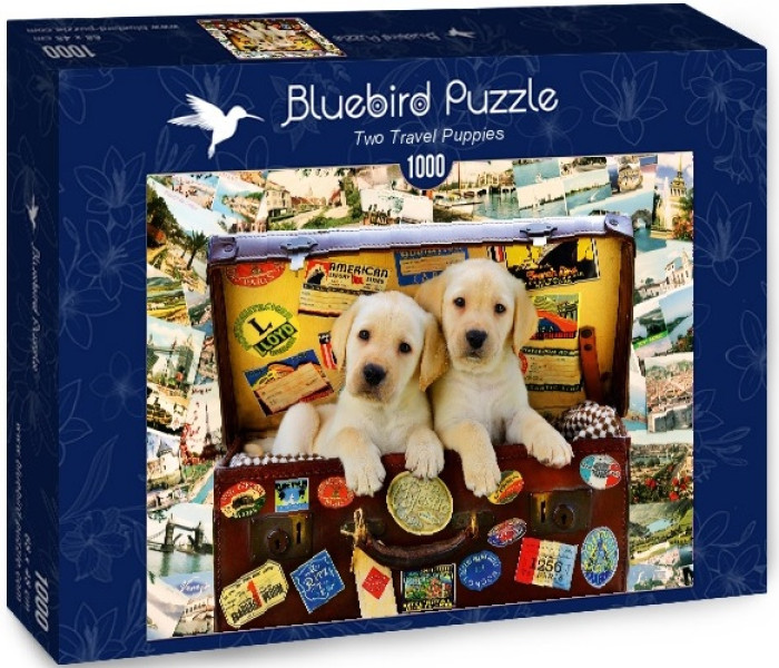 Puzzle - Bluebird - Kölyökkutyák úton
