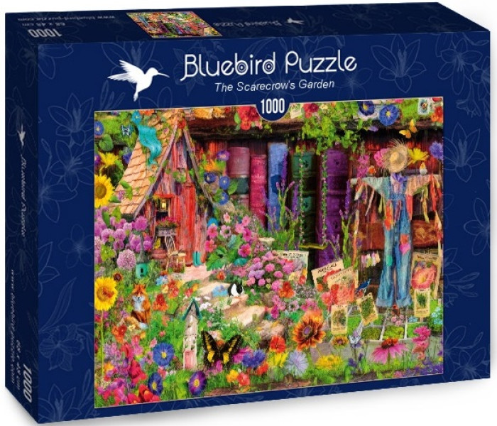 Puzzle - Bluebird - Madárijesztő a kertben