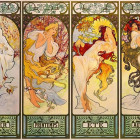 Puzzle - Bluebird - Négy évszak