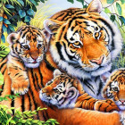 Puzzle - Bluebird - Tigris család