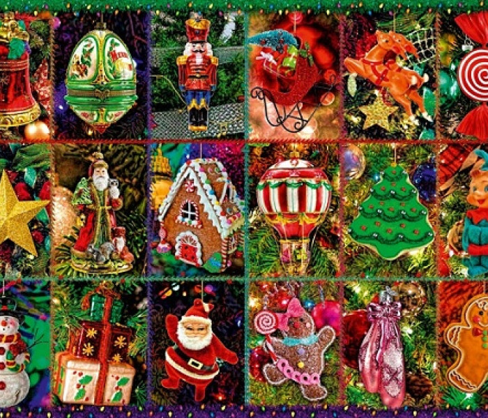 Puzzle - Bluebird - Karácsonyi díszek