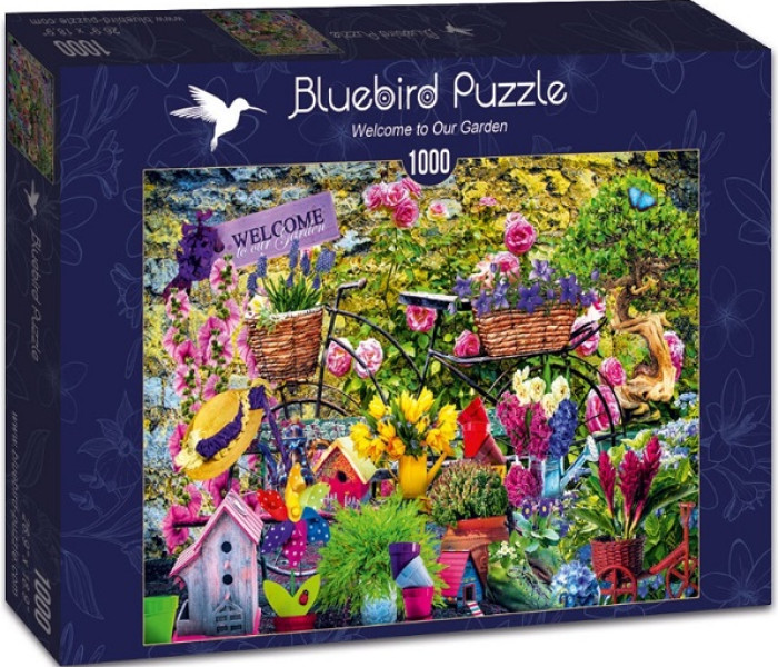 Puzzle - Bluebird - Üdvözöljük a kertünkben
