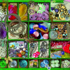 Puzzle - Bluebird - Zöld gyűjtemény