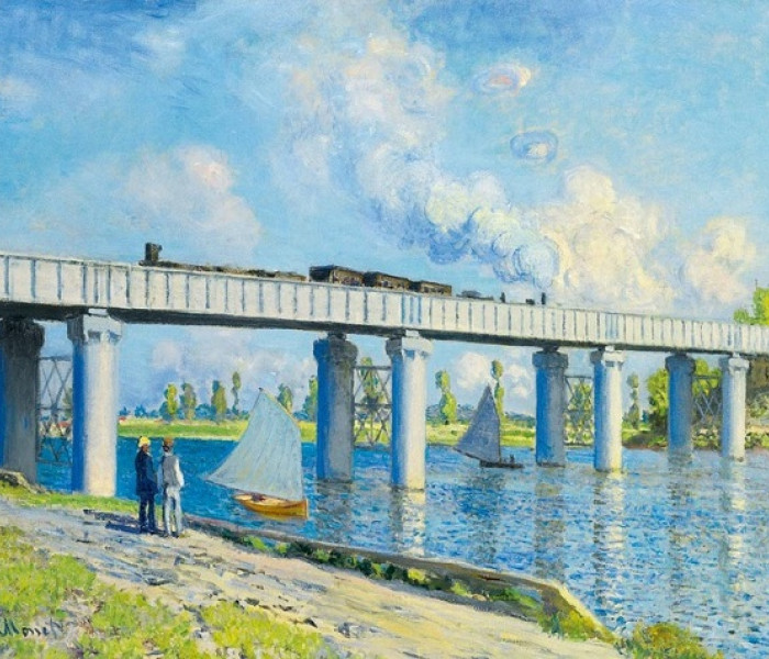 Puzzle - Bluebird - A vasúti híd Argenteuilban