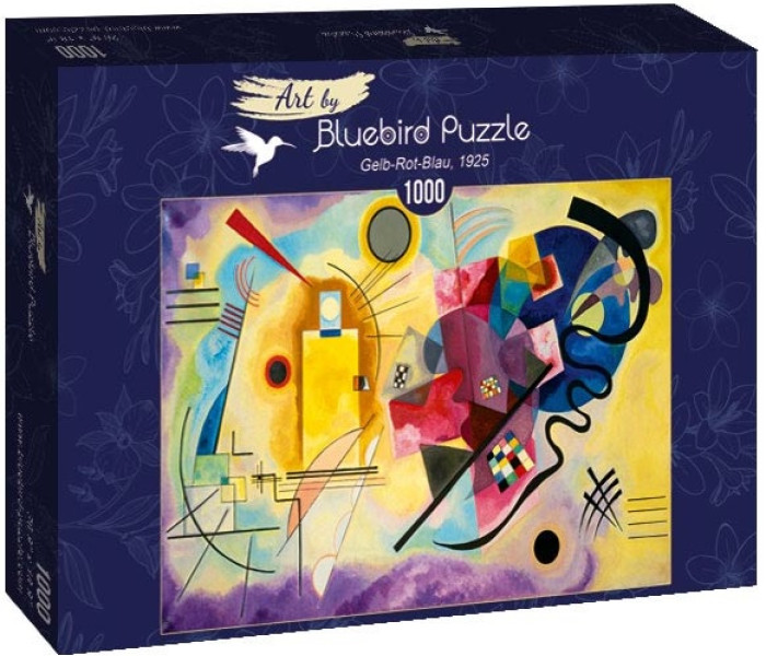Puzzle - Bluebird - Sárga, Piros, Kék