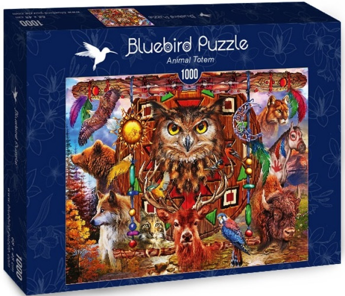 Puzzle - Bluebird - Állati totem