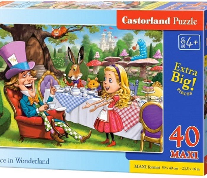 Puzzle - Castorland - Alice a Csodaországban - Maxi