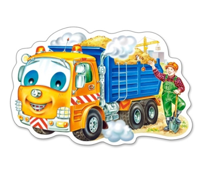 Puzzle - Castorland - Autó rakománnyal