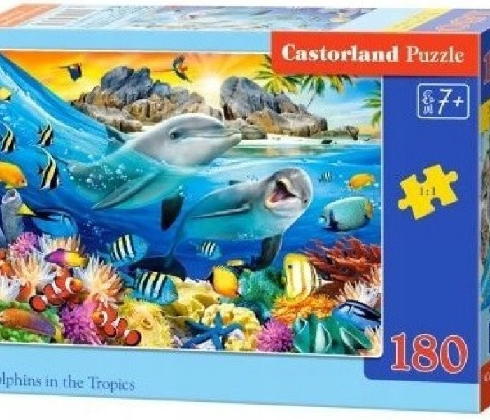 Puzzle - Castorland - Delfinek a trópusokon