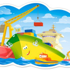 Puzzle - Castorland - Egy nap a kikötőben - Maxi