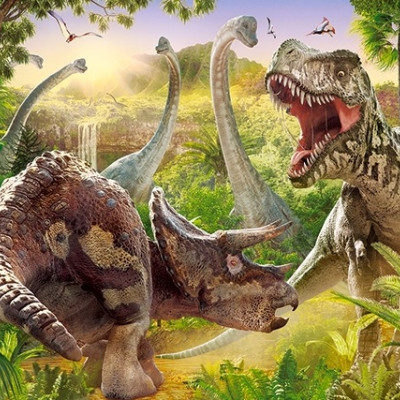 Dinoszauruszok harca