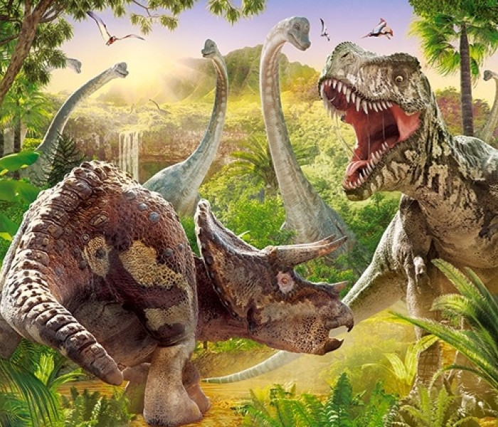 Puzzle - Castorland - Dinoszauruszok harca