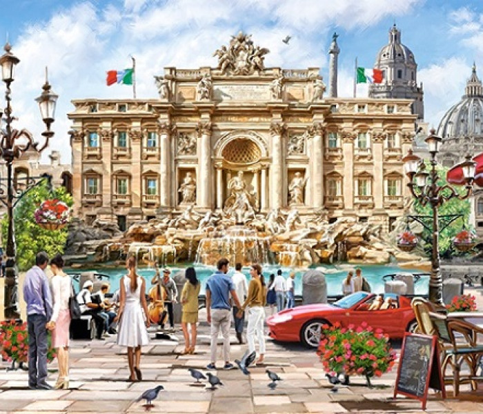 Puzzle - Castorland - Róma pompája