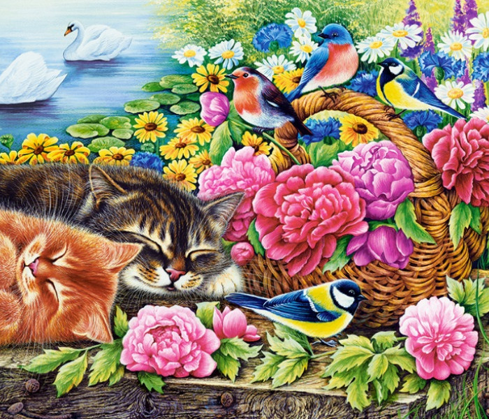 Puzzle - Castorland - Vasárnapi pihenés