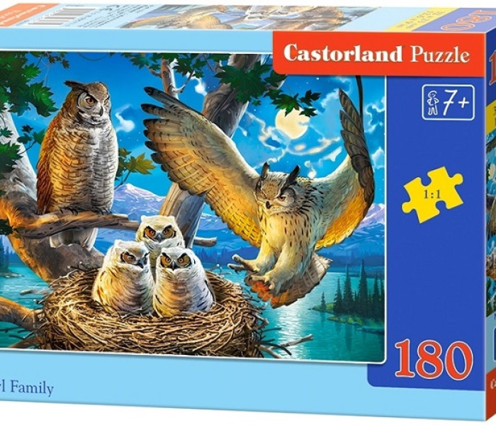 Puzzle - Castorland - Bagoly család