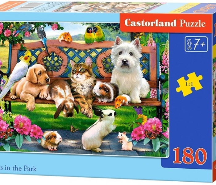 Puzzle - Castorland - Állatok a parkban