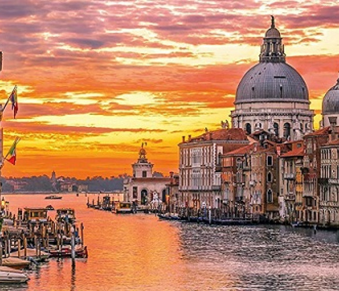 Puzzle - Clementoni - Canal Grande, Velence - Panoramatikus Puzzle