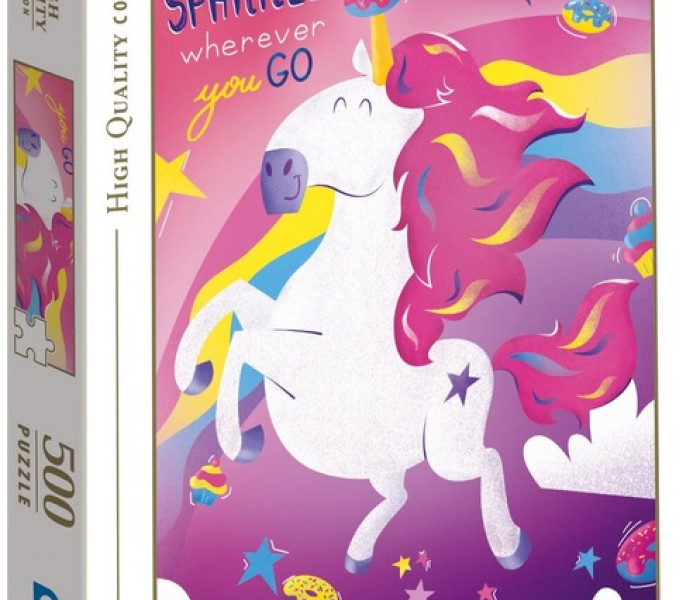 Puzzle - Clementoni - Egyszarvú