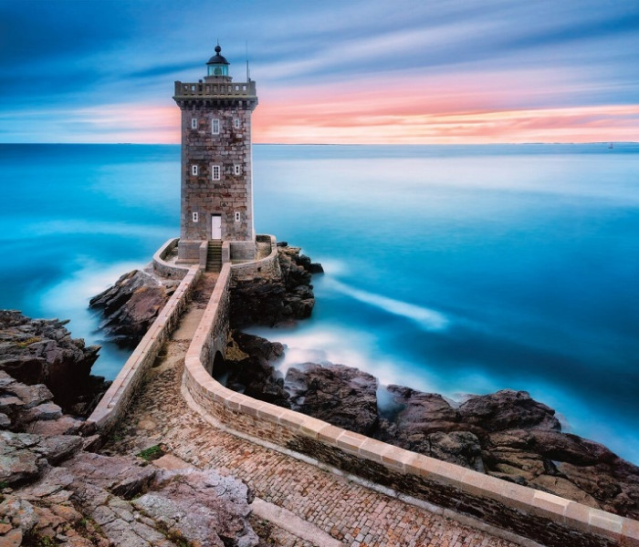 Puzzle - Clementoni - Bretani világitótorony, Franciaország