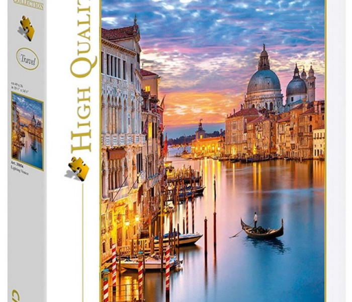 Puzzle - Clementoni - Kivilágított Velence