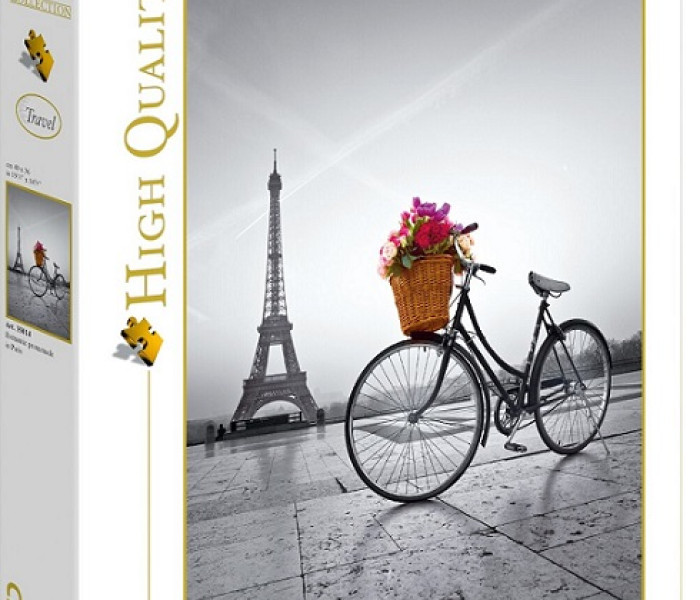 Puzzle - Clementoni - Romantikus promenád Párizsban