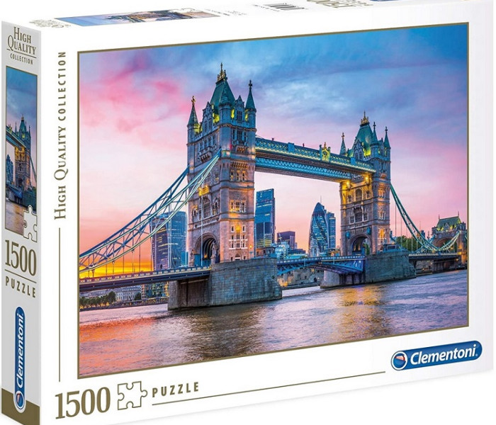 Puzzle - Clementoni - Tower Bridge naplementekor