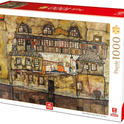 Puzzle Ház a folyó mellett