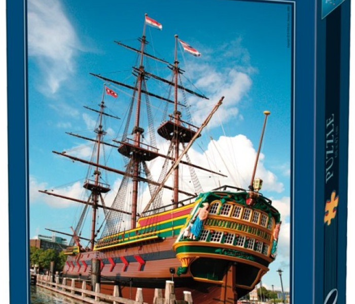 Puzzle - D-toys - Puzzle Történelmi vitorlás Amsban