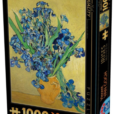 Puzzle Íriszek egy vázában
