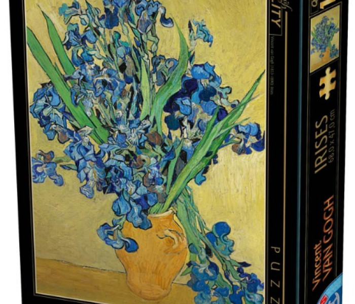 Puzzle - D-toys - Puzzle Íriszek egy vázában