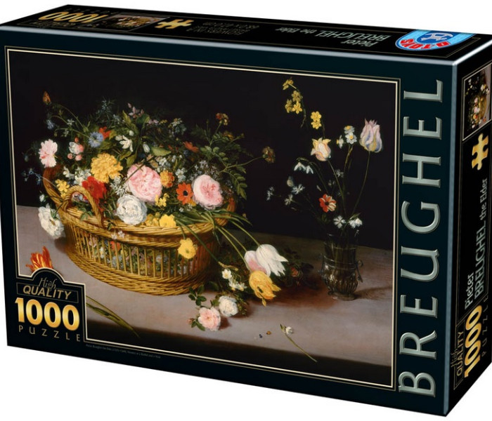 Puzzle - D-toys - Puzzle Virágok- csendélet