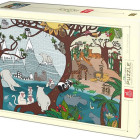 Puzzle - D-toys - Puzzle Nyár és tél