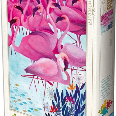 Puzzle Flamingók