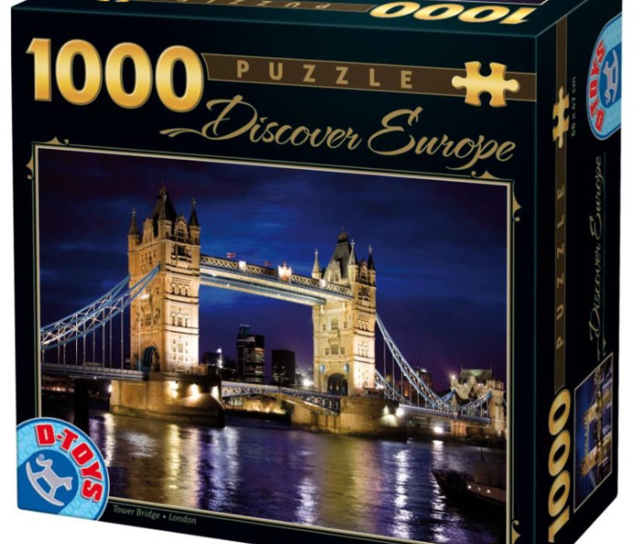 Puzzle - D-toys - Puzzle Tower Bridge éjszaka
