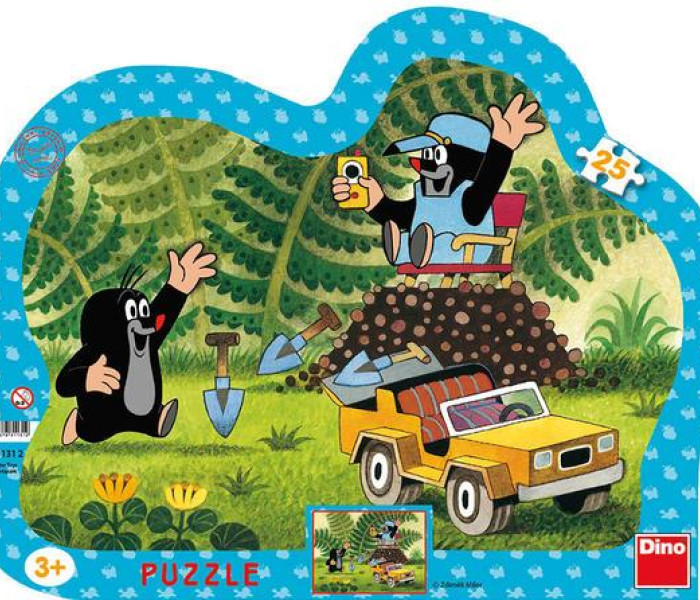 Puzzle - Dino - Kisvakond és a sárga autó