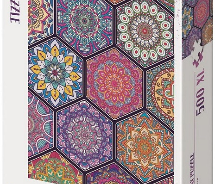 Puzzle - Dino - Mandalák - XXL Puzzle