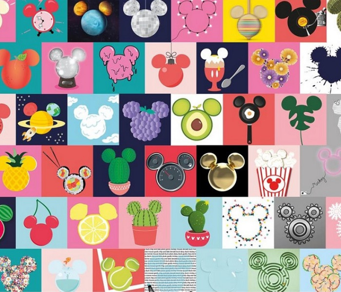 Puzzle - Dino - Mickey fülei