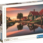 Puzzle - Clementoni - Zaanse Schans falu