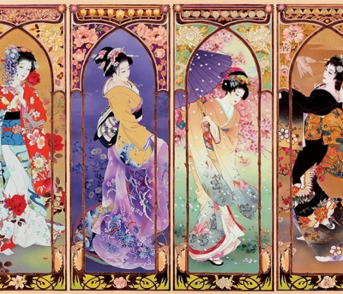 Puzzle - Educa - Japán kollázs