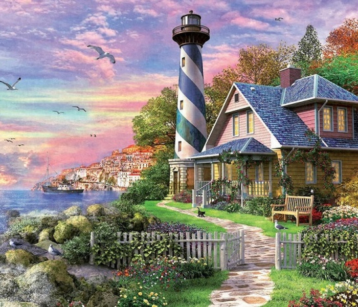 Puzzle - Educa - Rock Bay világítótorony