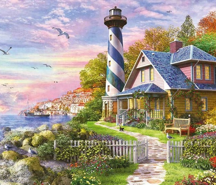 Puzzle - Educa - Rock Bay világítótorony