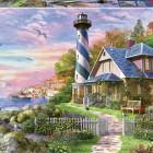 Puzzle - Educa - Rock Bay világítótorony