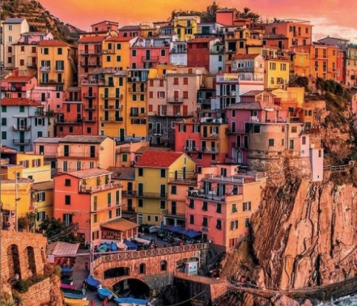 Puzzle - Educa - Manarola, Cinque Terre, Olaszország - XXL Puzzle