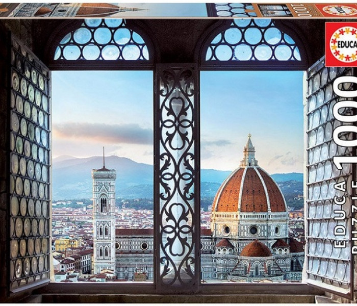 Puzzle - Educa - Látkép Firenzére