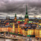 Puzzle - Educa - Stockholm, Svédország látképe