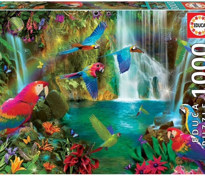 Puzzle - Educa - Trópusi papagájok