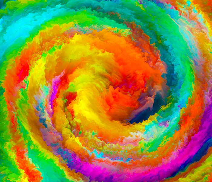 Puzzle - Enjoy - Színes spirál