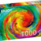 Puzzle - Enjoy - Színes spirál