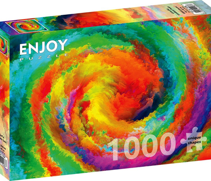 Puzzle - Enjoy - Színes spirál