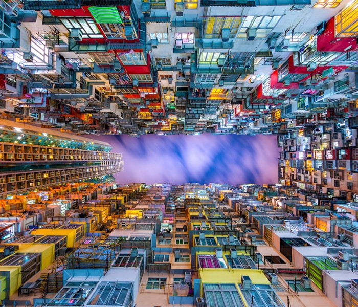 Puzzle - Enjoy - Hongkong - színes ház